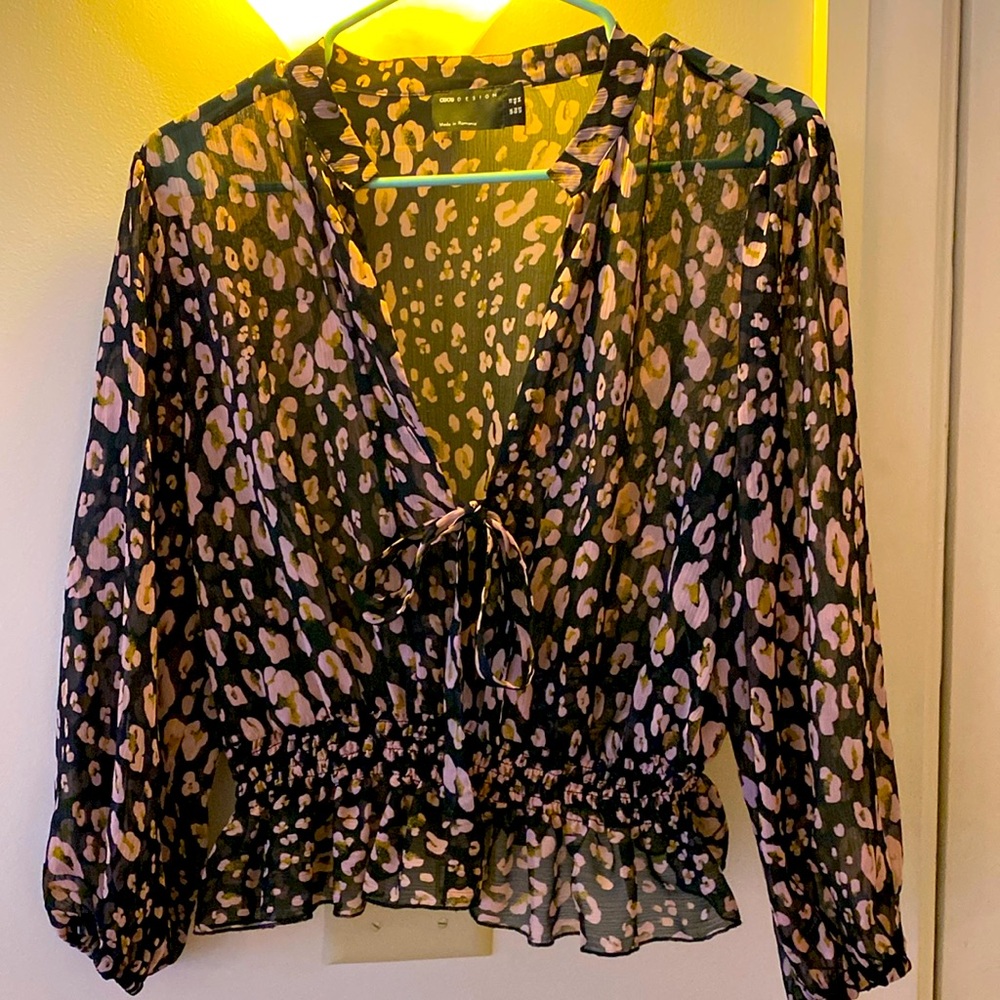 ASOS pink and mustard/gold. Size US 14/ UK 18 with bow